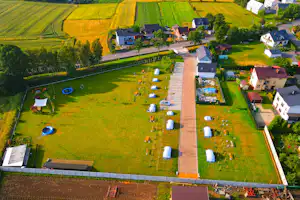 Camping Zator - Luftaufnahme des Campingplatzes