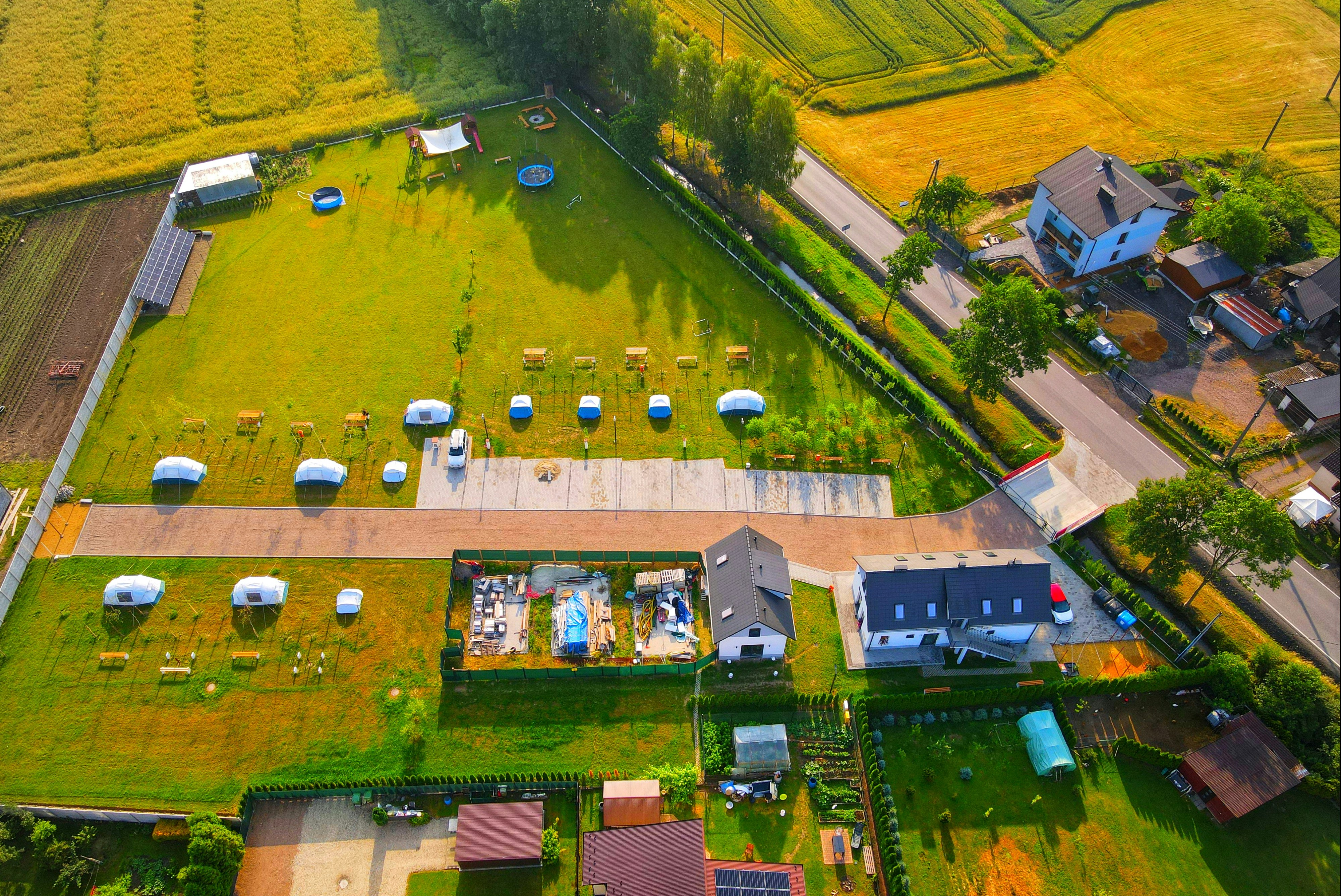 Camping Zator  - Luftaufnahme des Campingplatzes