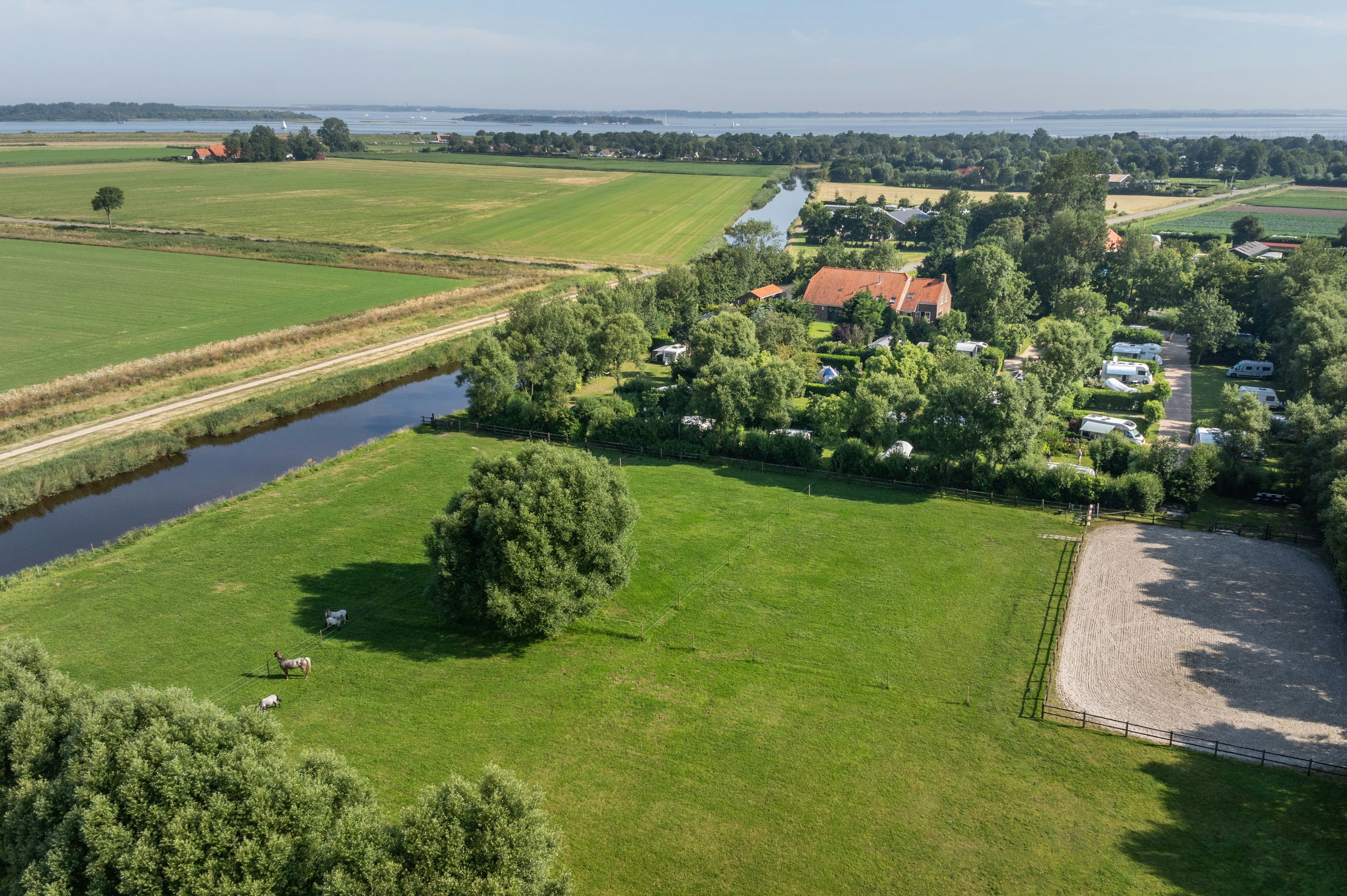 Camping Zeeuwse Landhoeve  - Luftaufnahme des Campingplatzes
