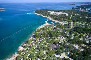 Camping Zelena Laguna - Luftaufnahme des Campingplatzes