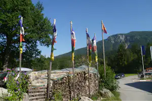 Camping Zellersee - Außenansicht der Rezeption auf dem Campingplatz