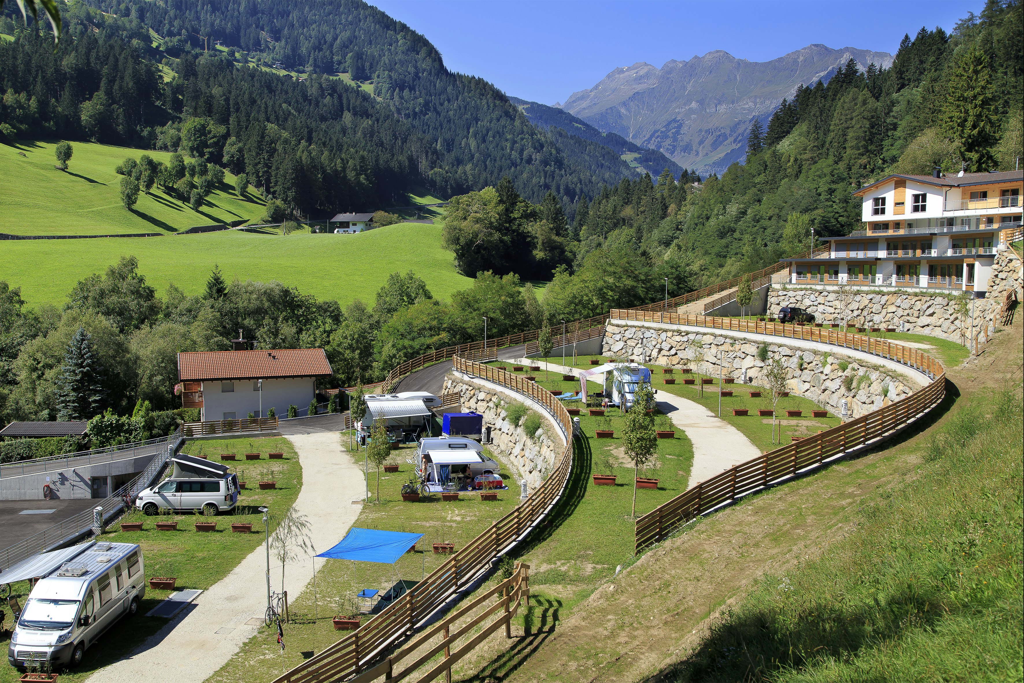 Camping Zögghof - Standplätze auf dem Campingplatz