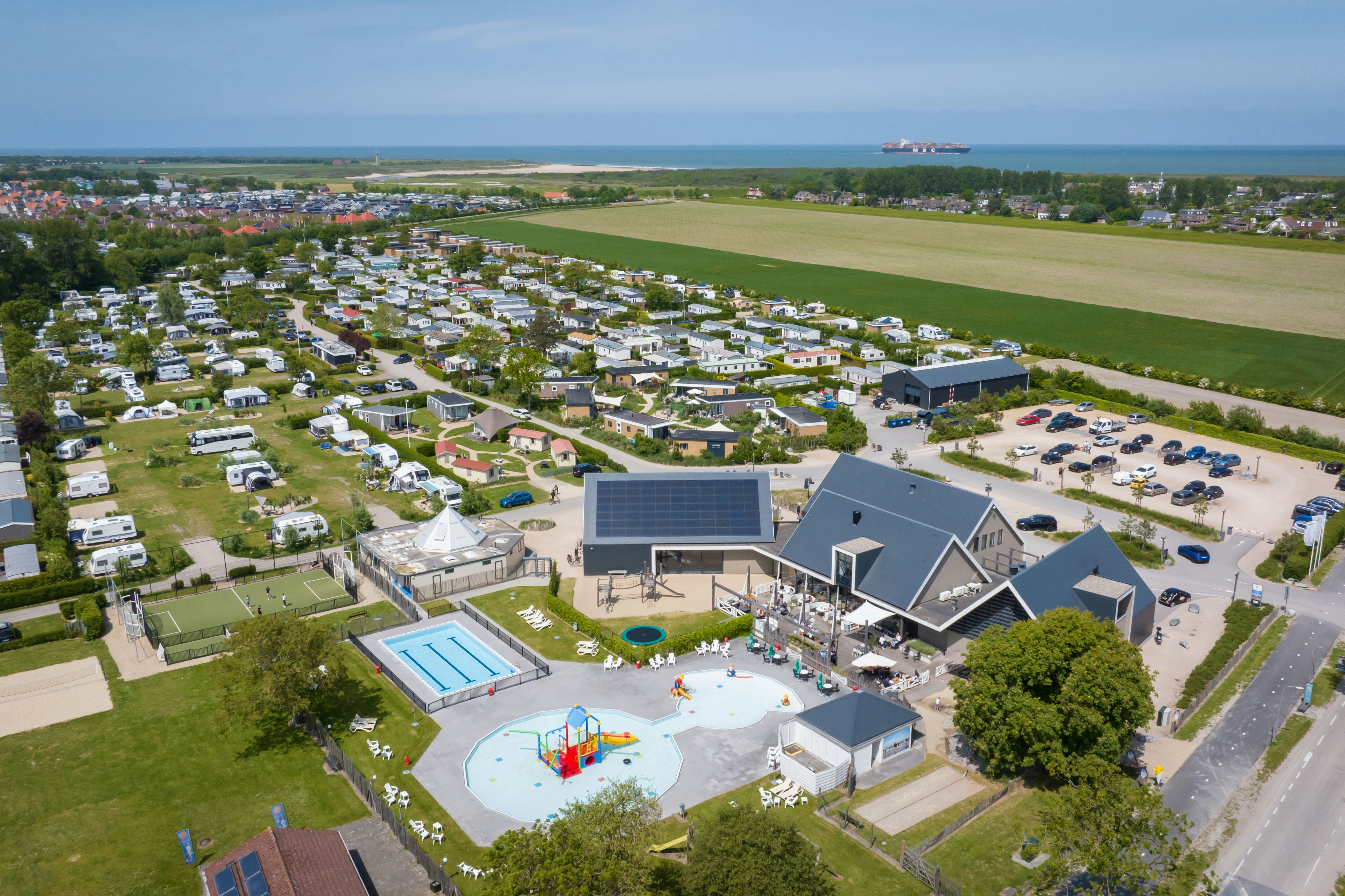 Camping Zonneweelde  - Luftaufnahme des Campingplatzes
