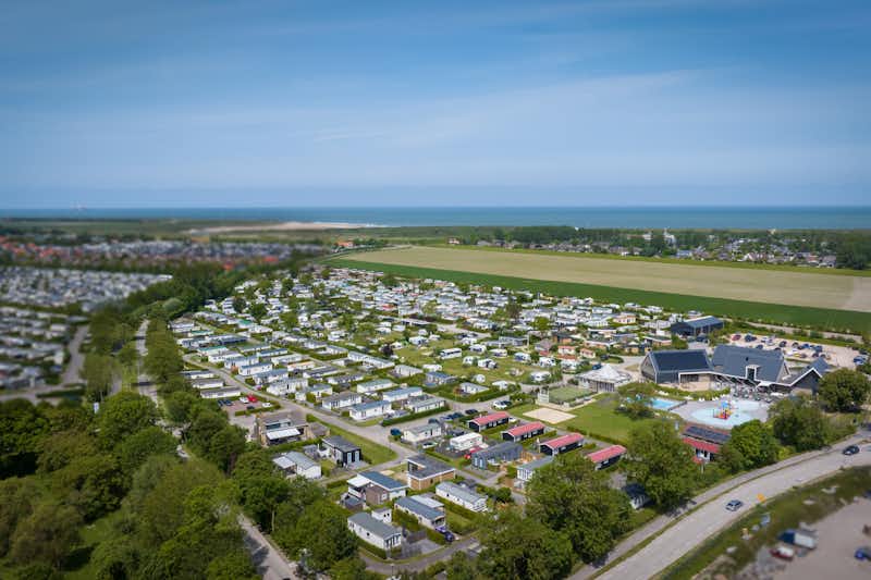 Camping Zonneweelde  - Luftaufnahme des Campingplatzes