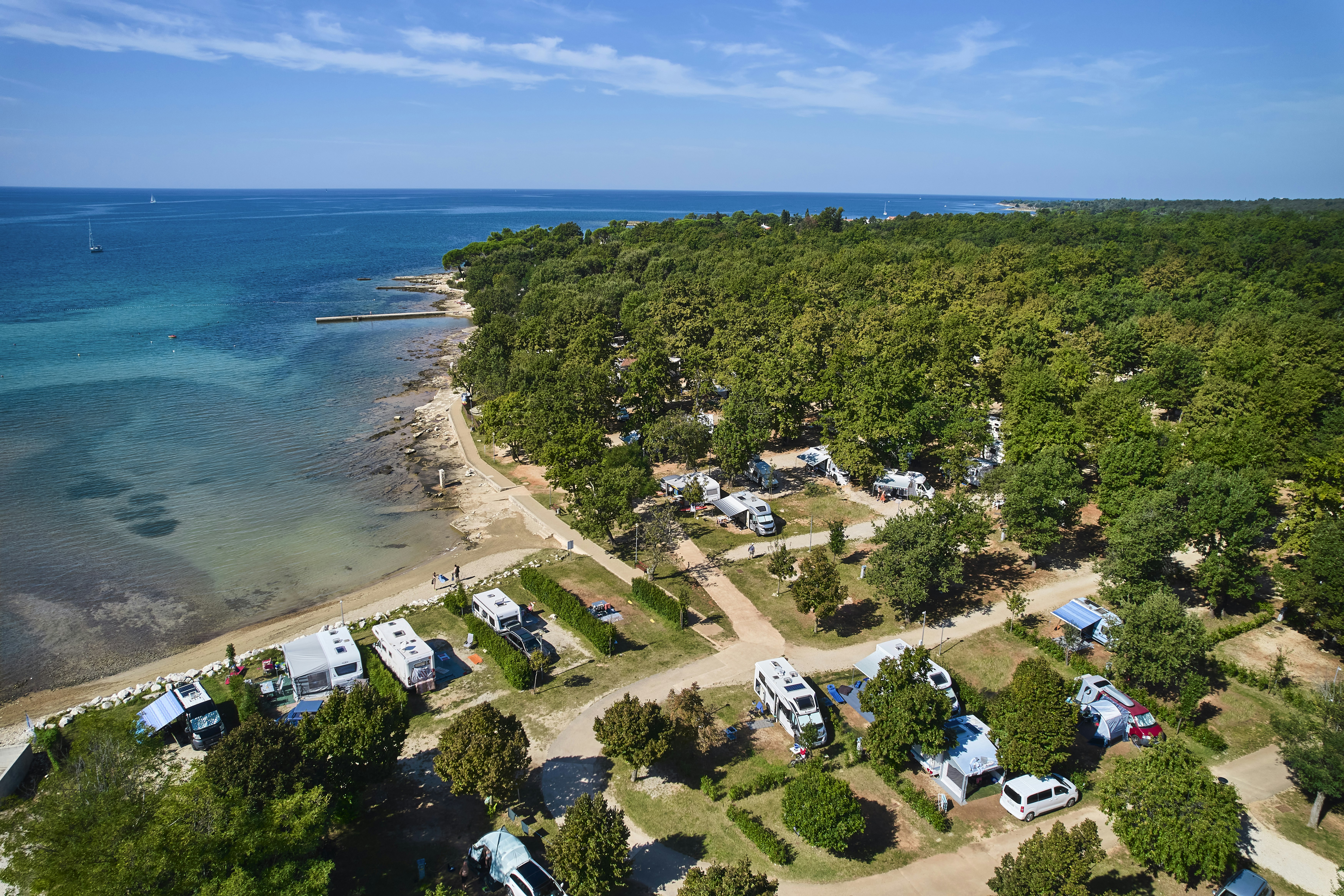 Camping Finida  - Campingplatz aus der Vogelperspektive