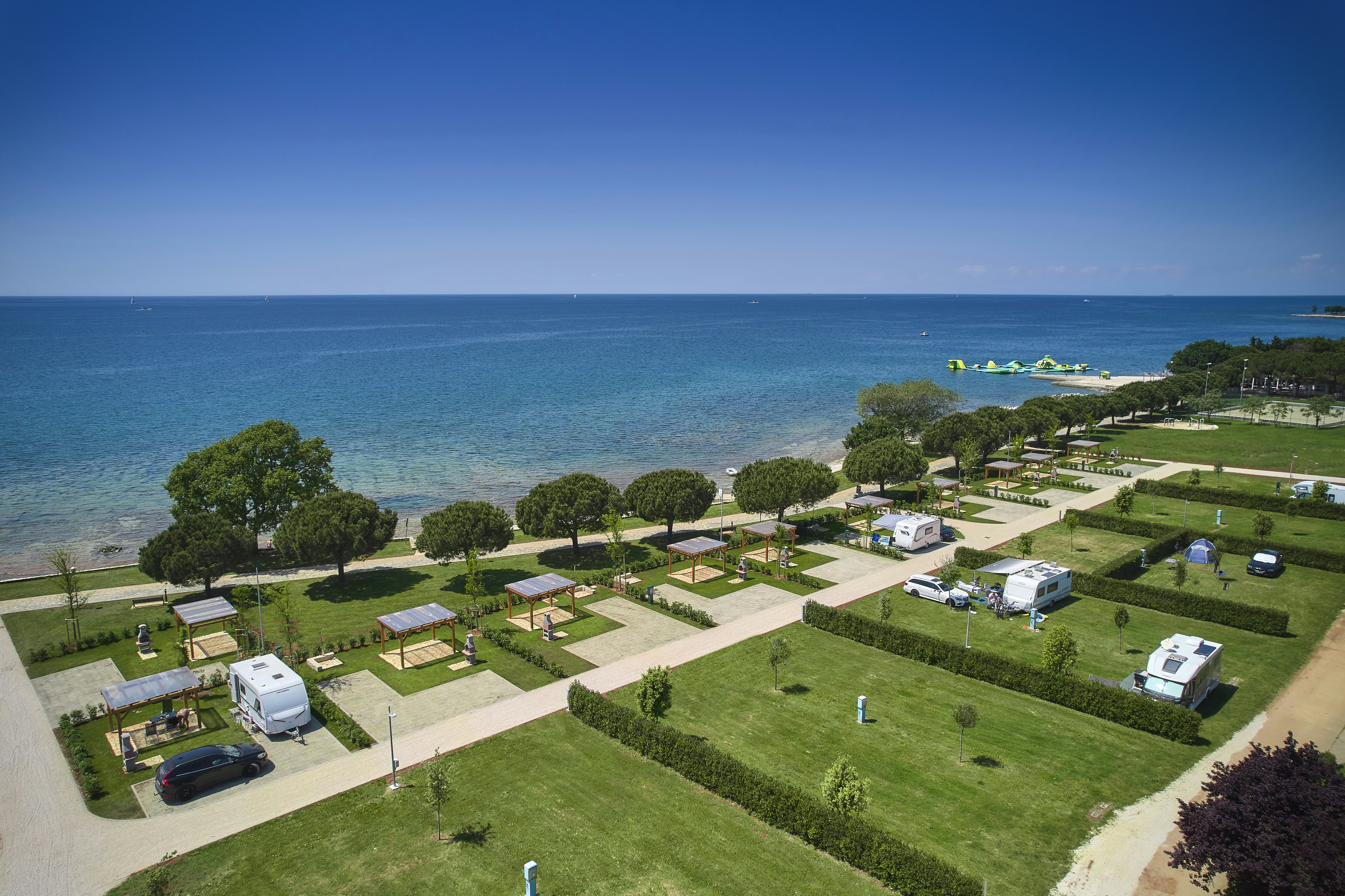 Camping Park Umag - Standplätze am Meer