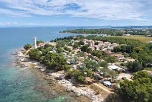 Camping Savudrija - Luftaufnahme des Campingplatzes