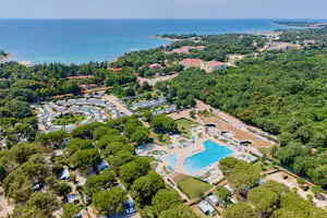 Camping Stella Maris - Campingplatz aus der Vogelperspektive