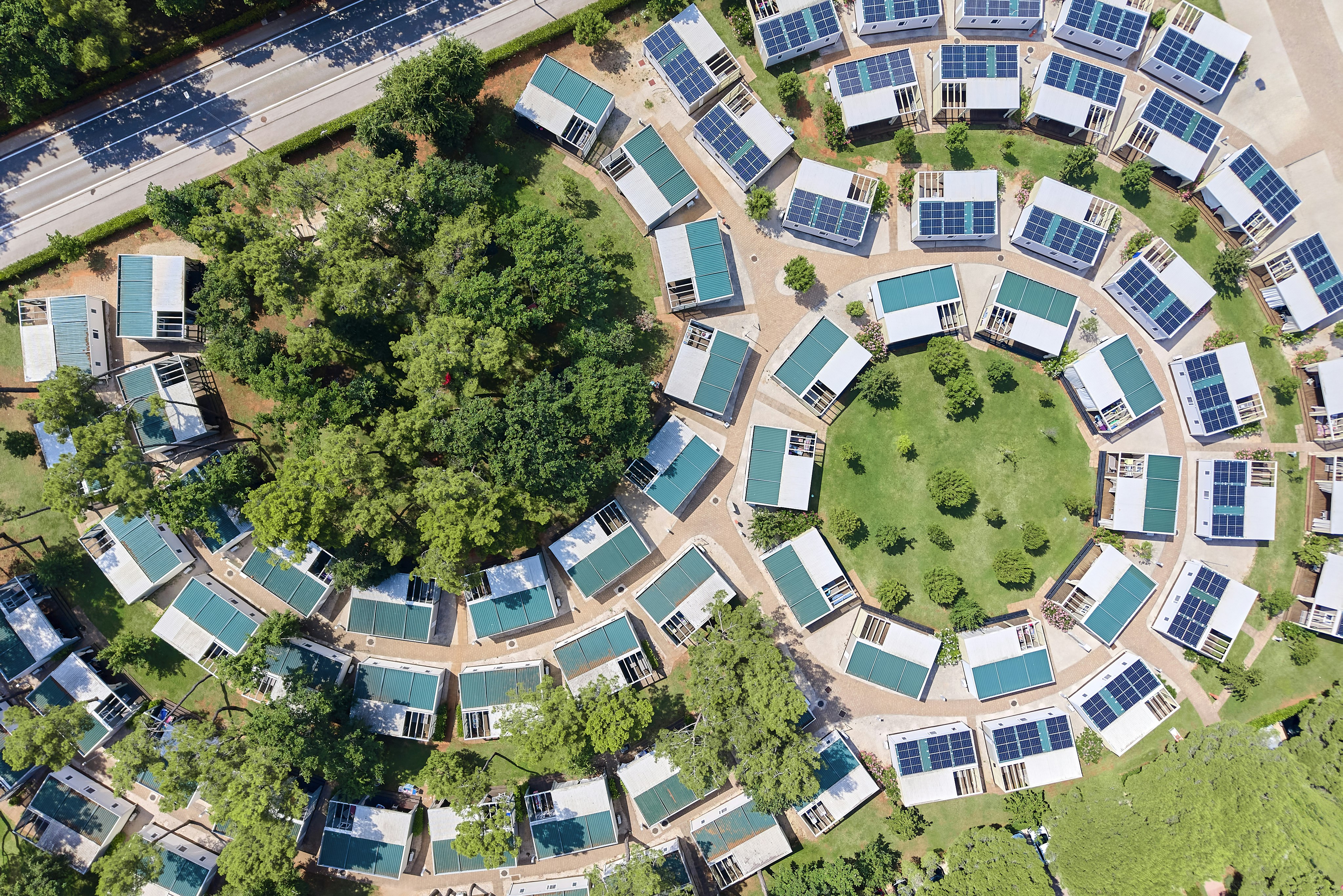 Camping Stella Maris  - Luftaufnahme des Campingplatzes