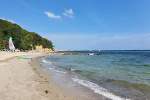 Campingland Ostsee - Sandstrand in der Nähe des Campingplatzes