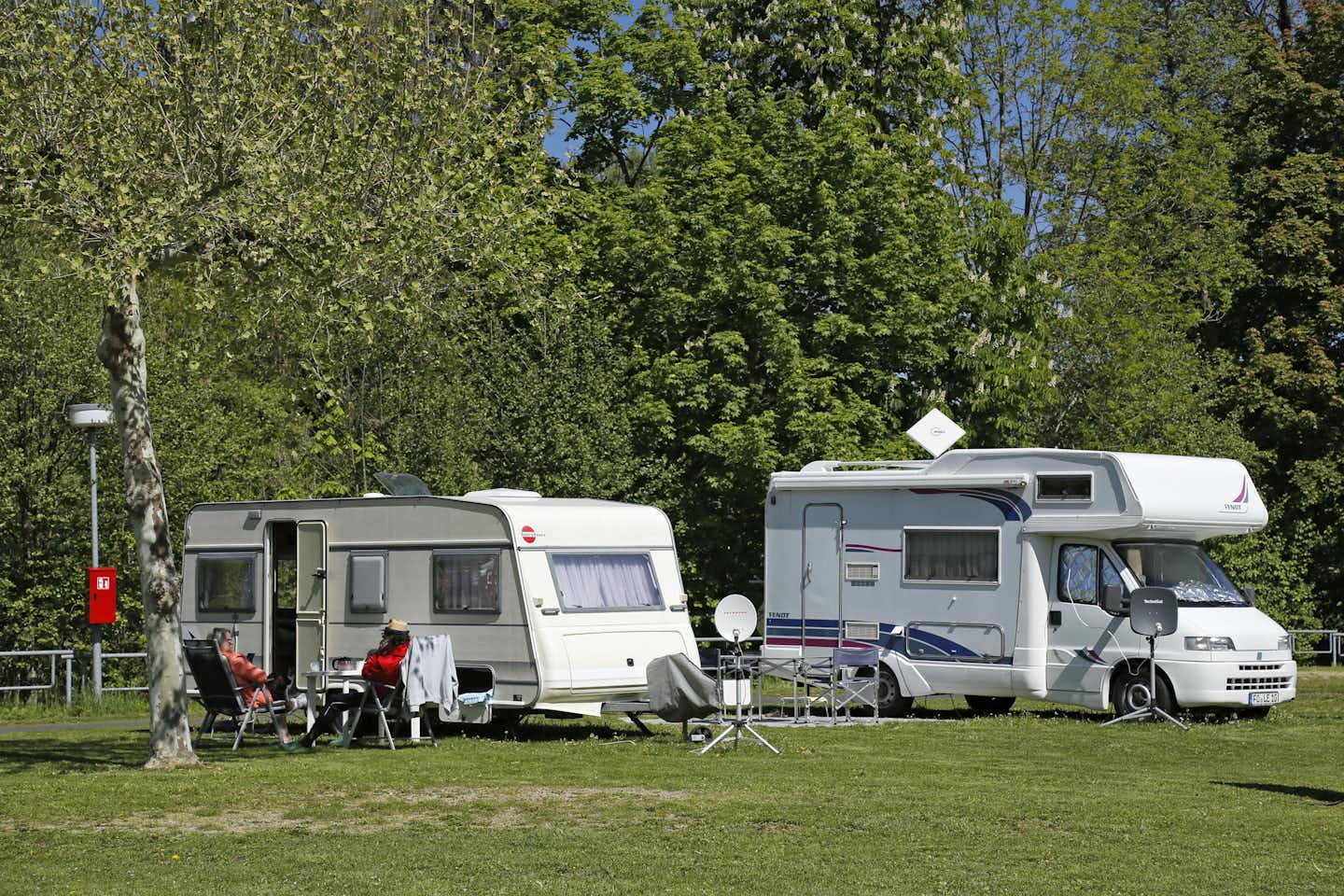 KNAUS Campingpark Bad Kissingen - Stellplätze im Grünen