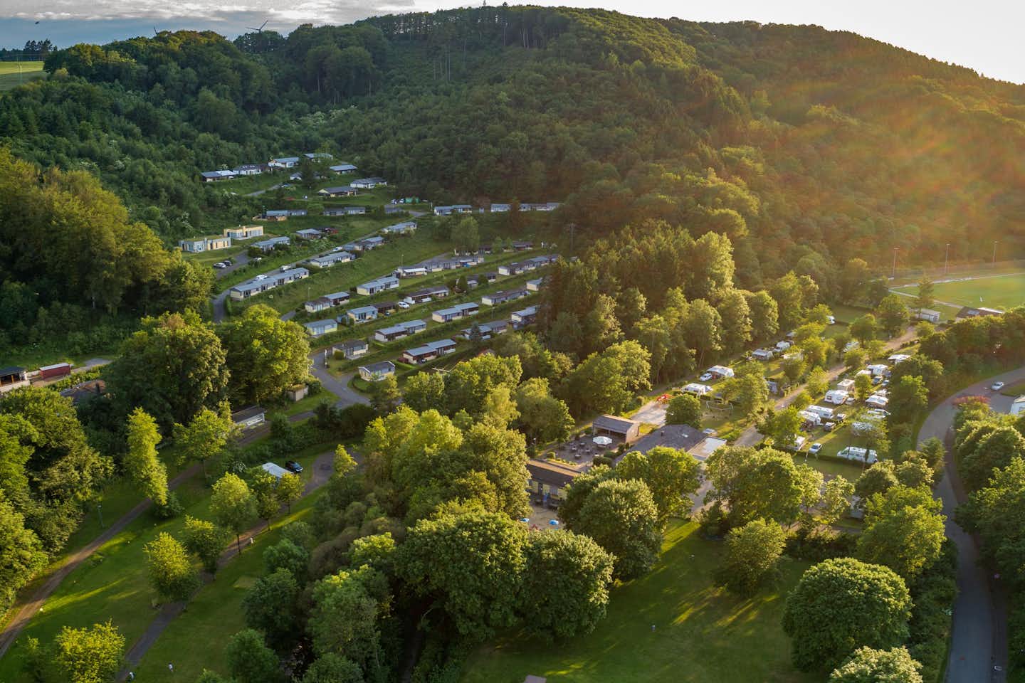 Campingpark Eifel  - Campingplatz aus der Vogelperspektive