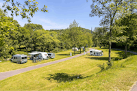 Campingpark Eifel - Blick auf den Campingplatz im Grünen