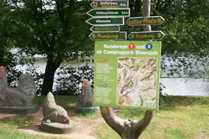 Campingpark Eisenach - Karte der Umgebung auf dem Campingplatz