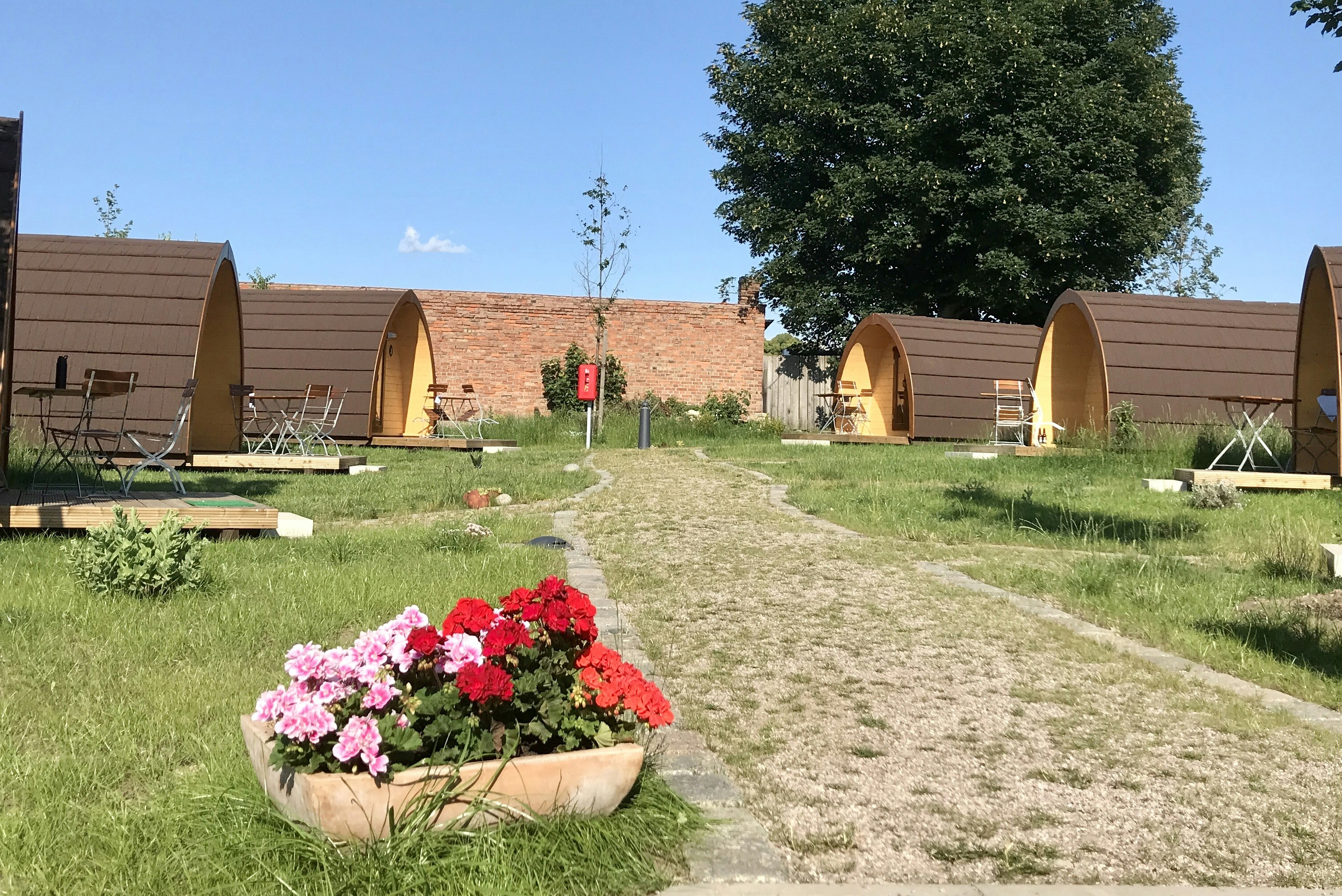 Campingpark Erfurt - Camping-Pods auf dem Campingplatz
