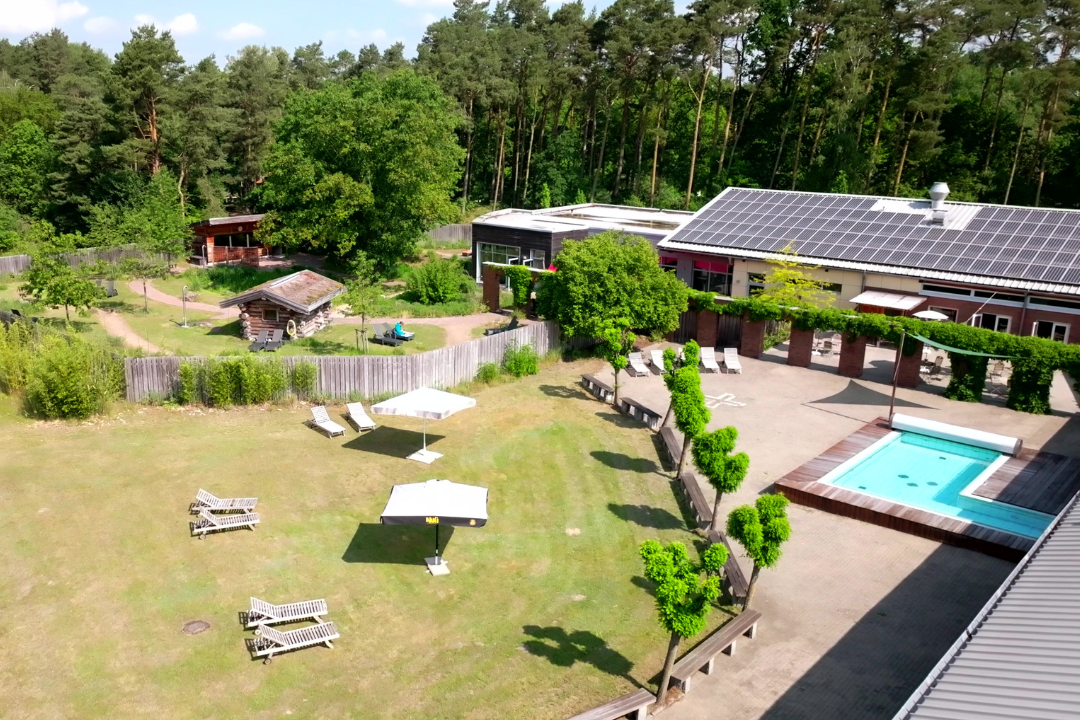 Campingpark Gartow  - Luftaufnahme des Campingplatzes