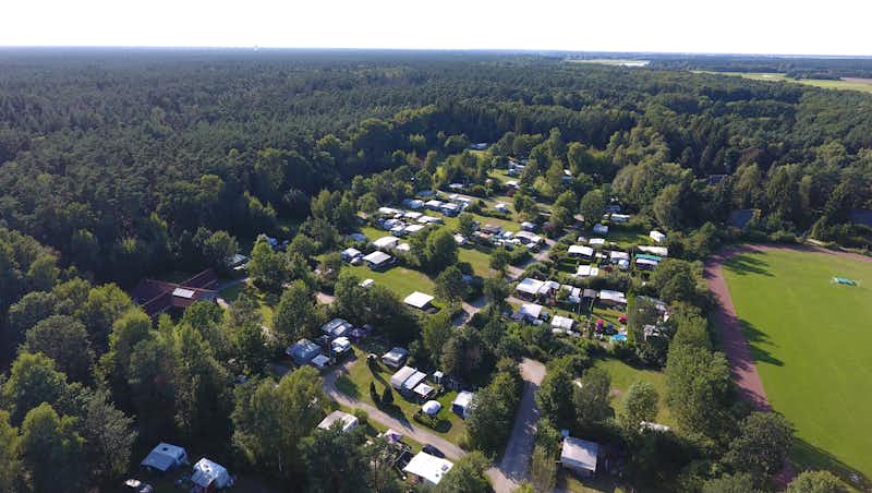 Campingpark Gartow - Luftaufnahme auf den Campingplatz