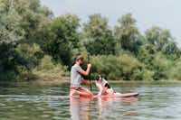 Campingpark Kalletal - SUP mit Hund am Stemmer See