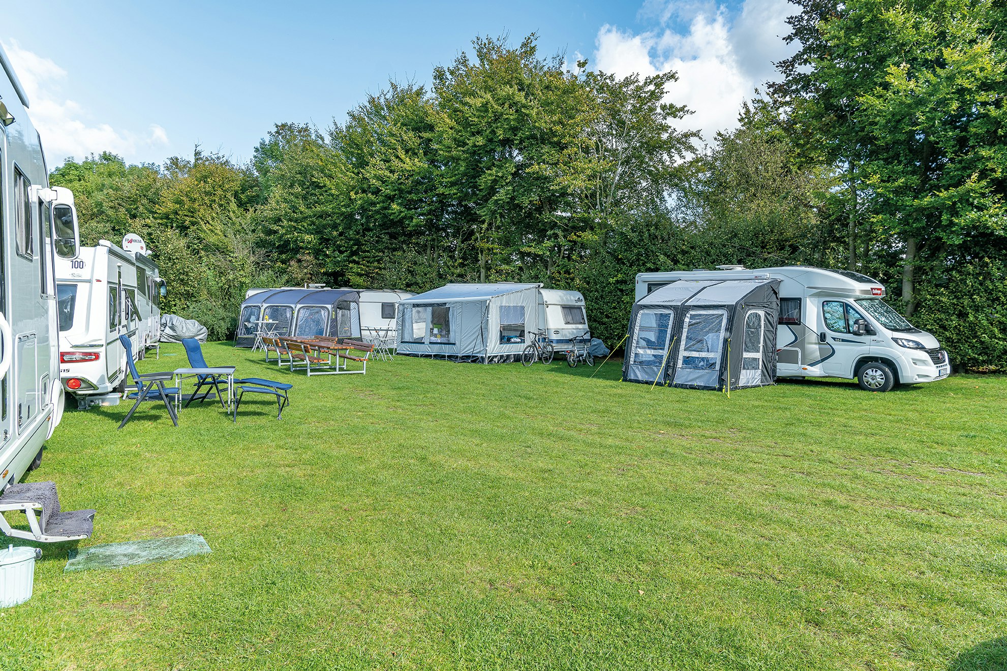 Campingpark Kerstgenshof - Standplatzwiese auf dem Campingplatz