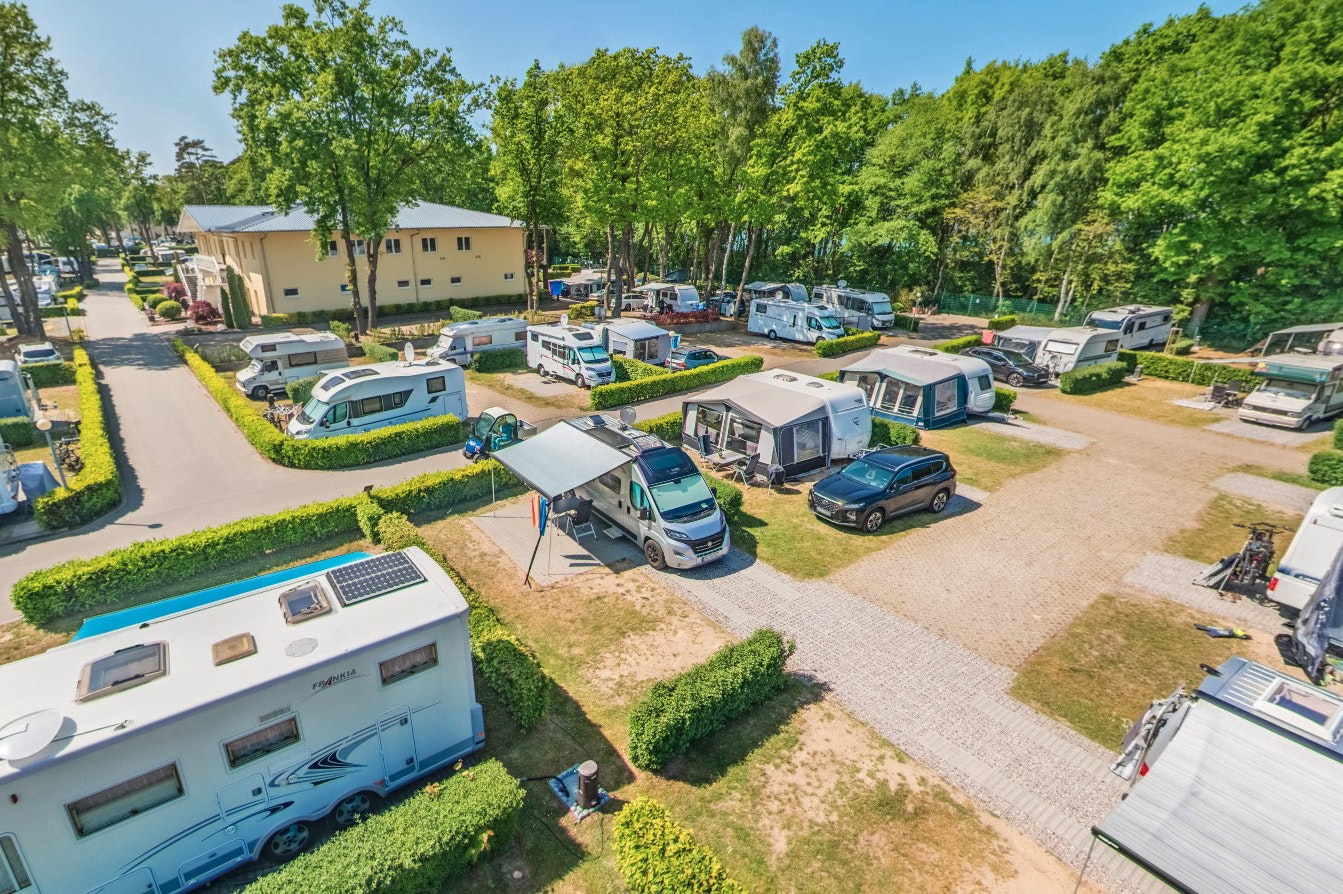 Campingpark Kühlungsborn  - Luftaufnahme des Campingplatzes