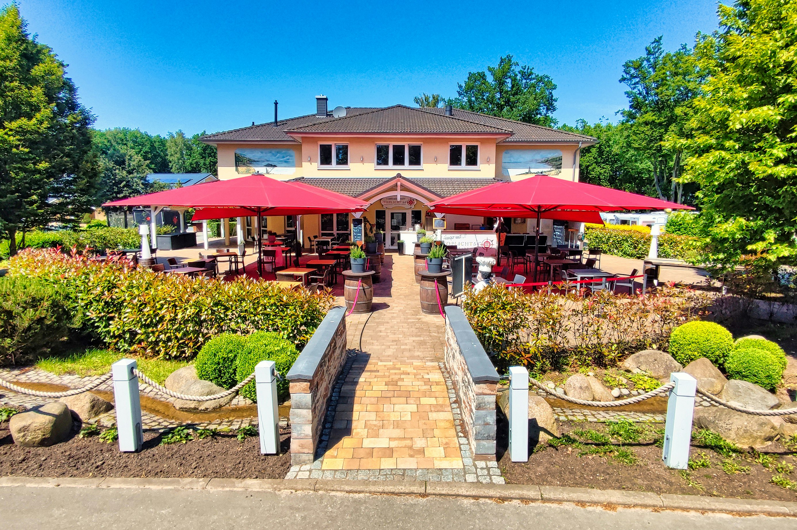 Campingpark Kühlungsborn  - Restaurant mit Terrasse auf dem Campingplatz