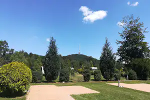 Campingpark Meyer zu Bentrup - Wohnwagen- und Zeltstellplatz vom Campingplatz auf grüner Wiese
