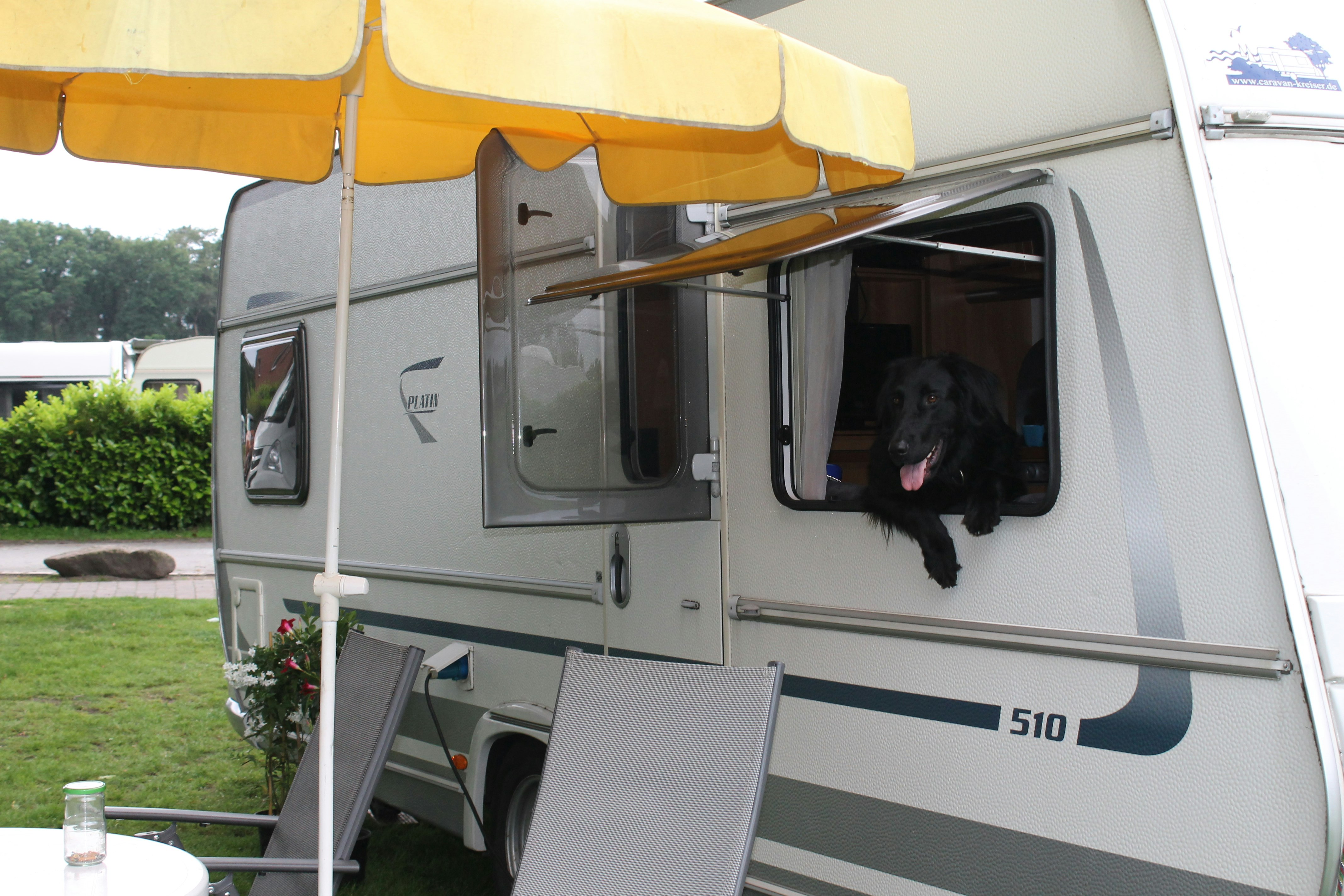 Campingpark Münsterland Eichenhof - Hundefreundliche Wohnwagenstellplätze auf dem Campingplatz