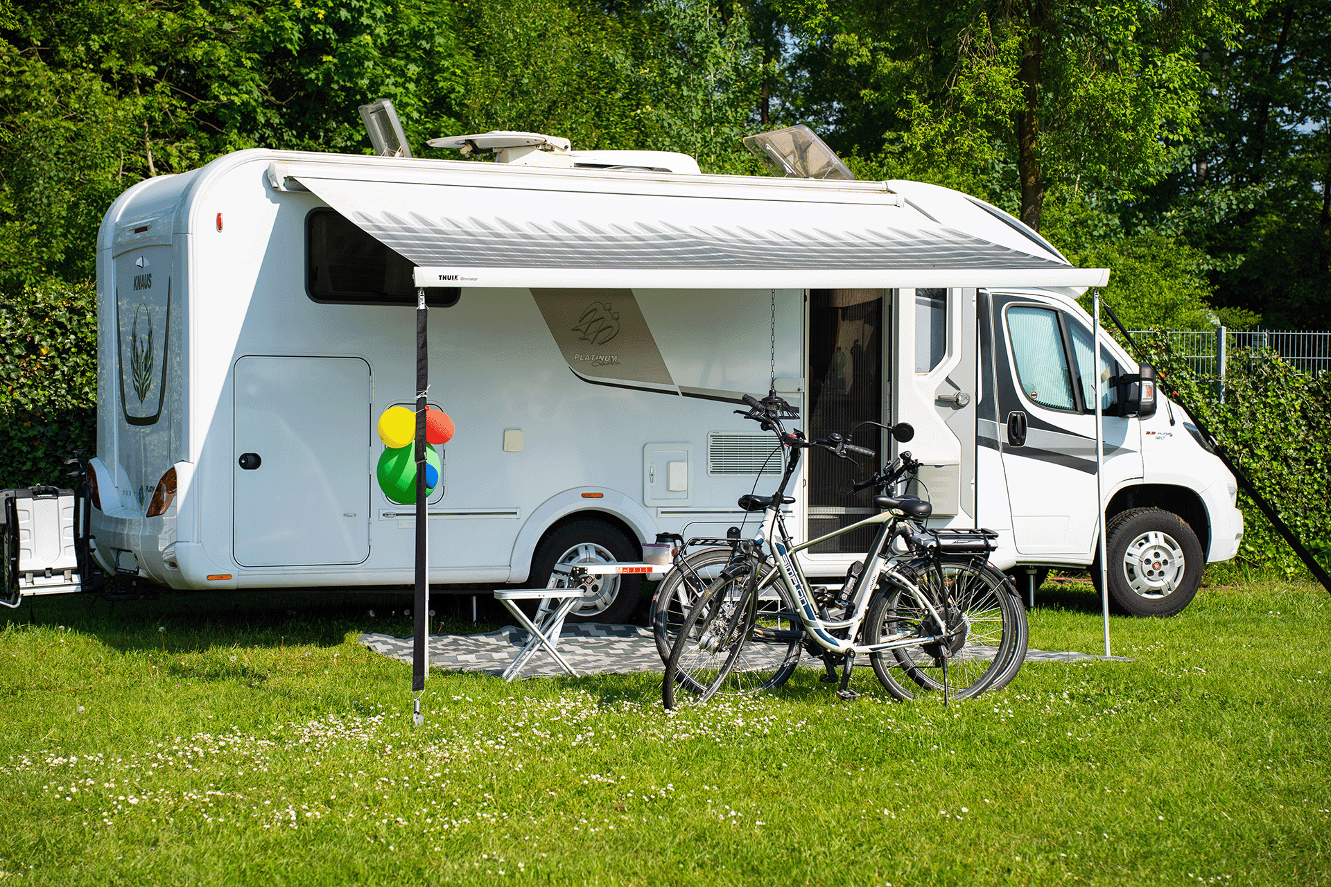 Campingpark Münsterland Eichenhof - Standplätze im Grünen auf dem Campingplatz