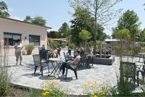 Campingpark Oase - Restaurant mit Terrasse auf dem Campingplatz