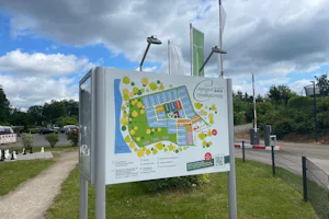 Campingpark Ohmbachsee - Platzplan und Schrankeneinfahrt auf dem Campingplatz