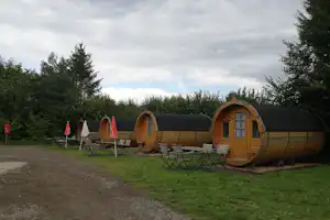 Campingpark Ohmbachsee - Schlaffässer auf dem Campingplatz