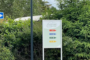 Campingpark Ohmbachsee - Wegweiser auf dem Campingplatz