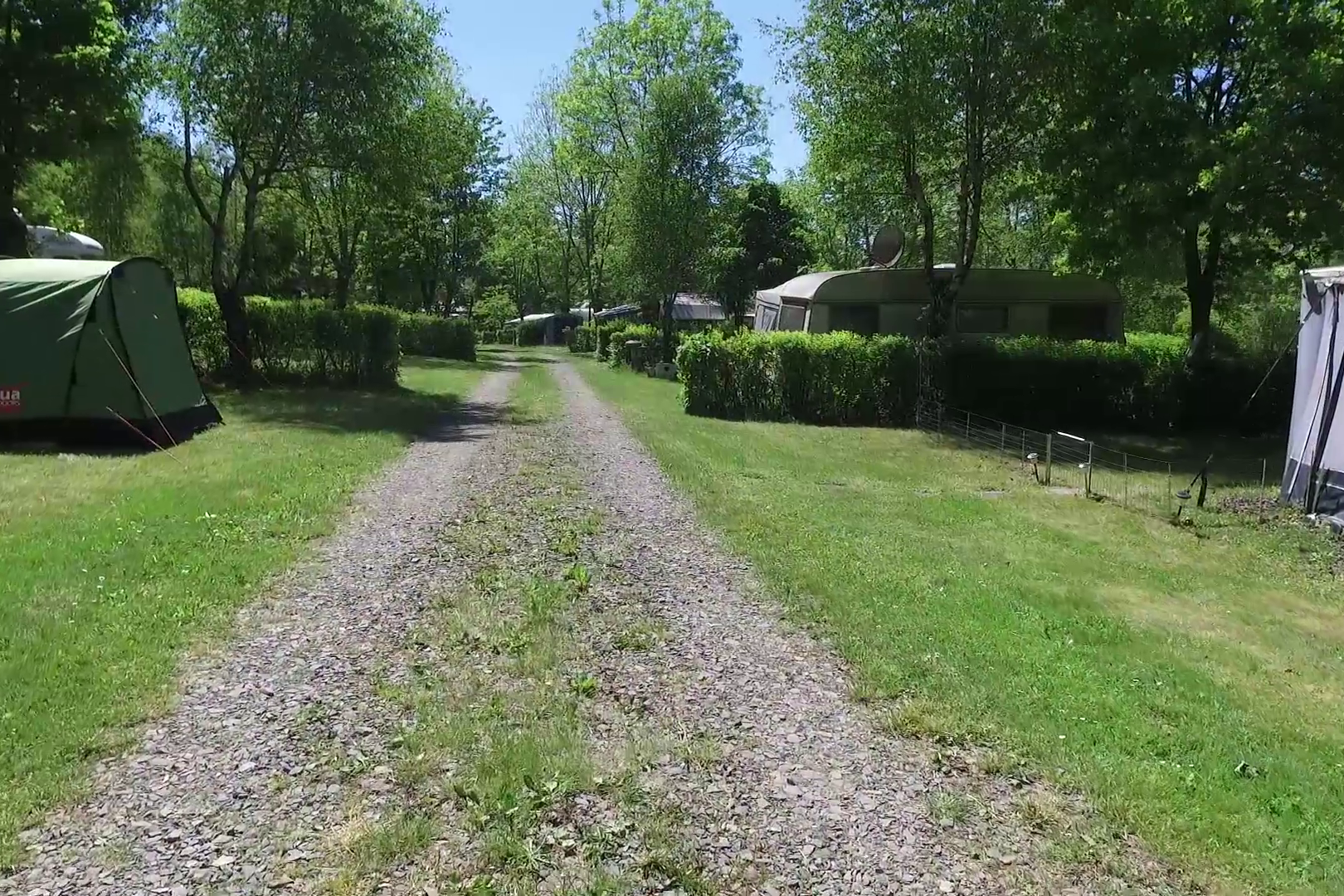 Campingpark Waldwiesen - Zelt- und Wohnwagenstellplatz umringt von Wald auf dem Campingplatz