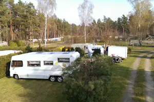 Campingpark & Wohnmobilhafen am Großen Lausiger Teich - Stellplätze auf dem Campingplatz