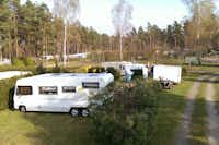 Campingpark & Wohnmobilhafen am Großen Lausiger Teich - Stellplätze auf dem Campingplatz