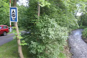 Campingplatz Alte Löweninsel - Eingang zum Campingplatz