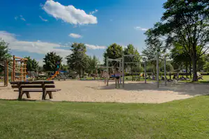 Campingplatz am Badesee Coswig-Kötitz - Kinderspielplatz auf dem Campingplatz