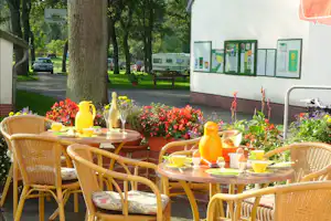 Campingplatz Am Furlbach - Sonnenterasse des Campingplatzes