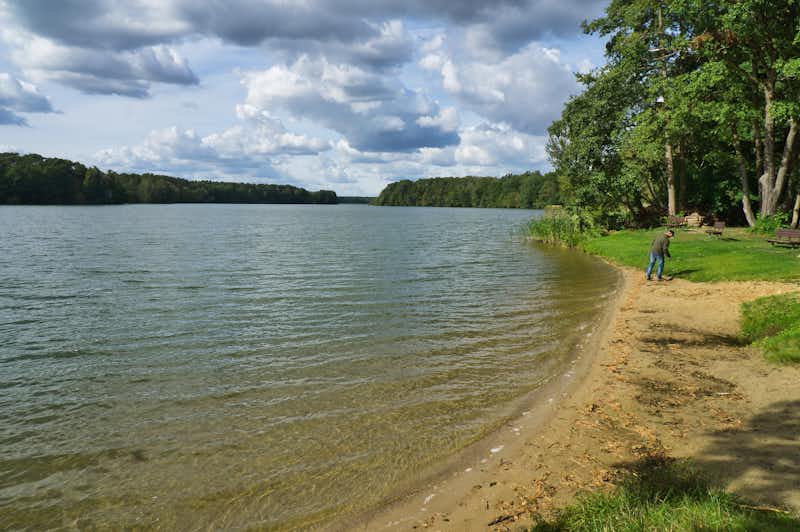 Campingplatz am Großen Mochowsee - Lage am See