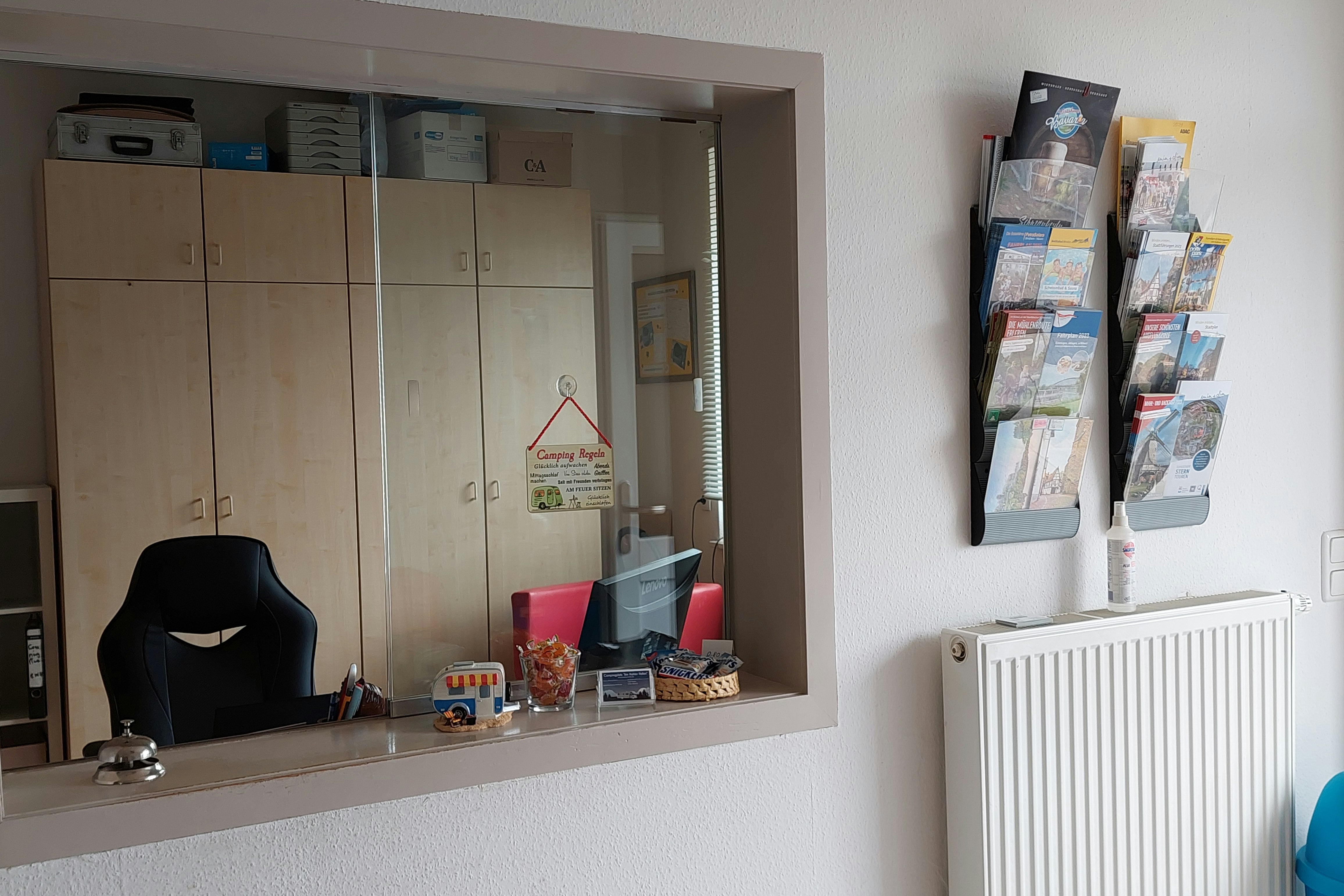 Campingplatz am Hahler Hafen - Rezeption des Campingplatzes