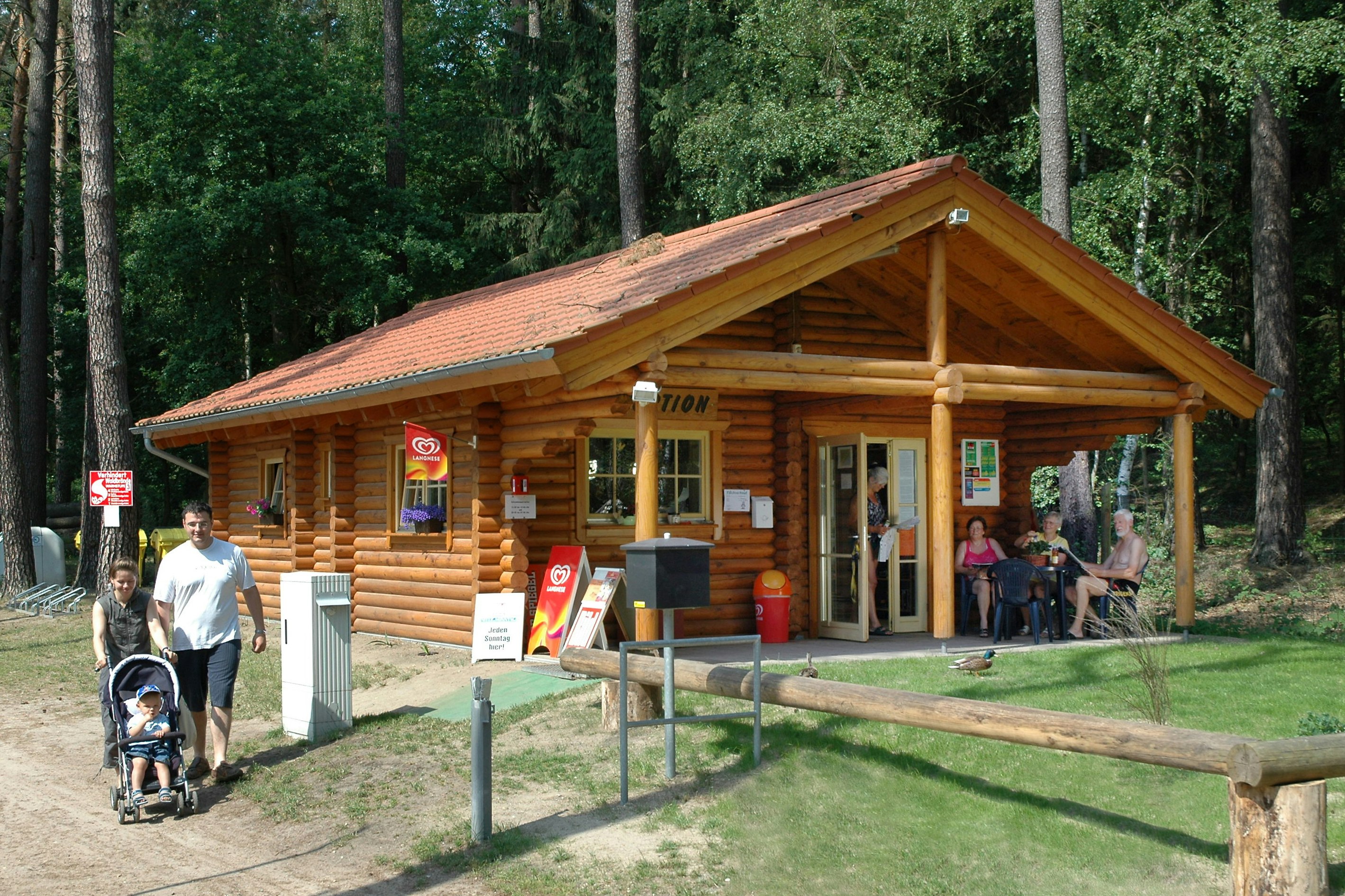 Campingplatz am Ziernsee - Rezeption des Campingplatzes