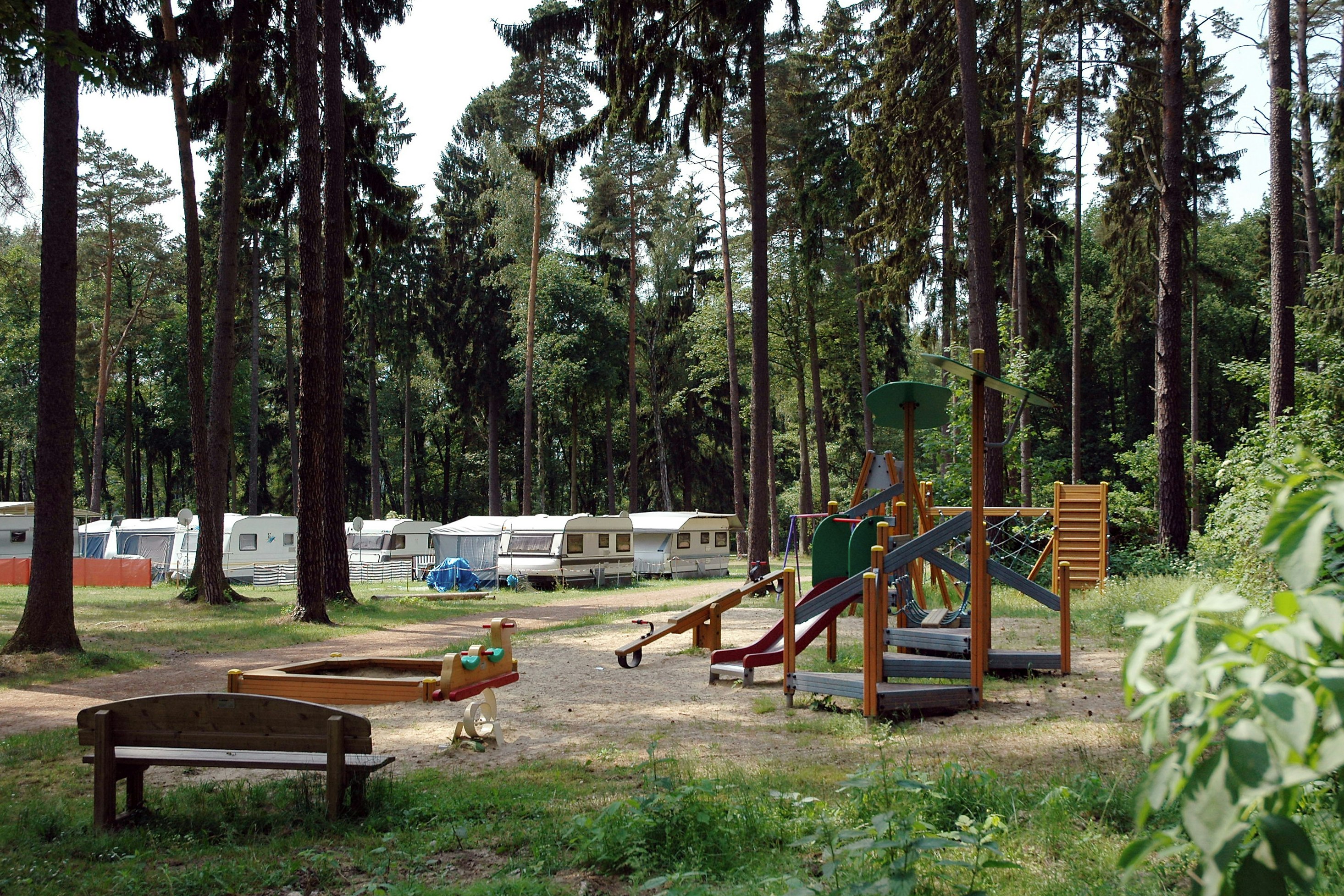 Campingplatz am Ziernsee - Spielplatz auf dem Campingplatz