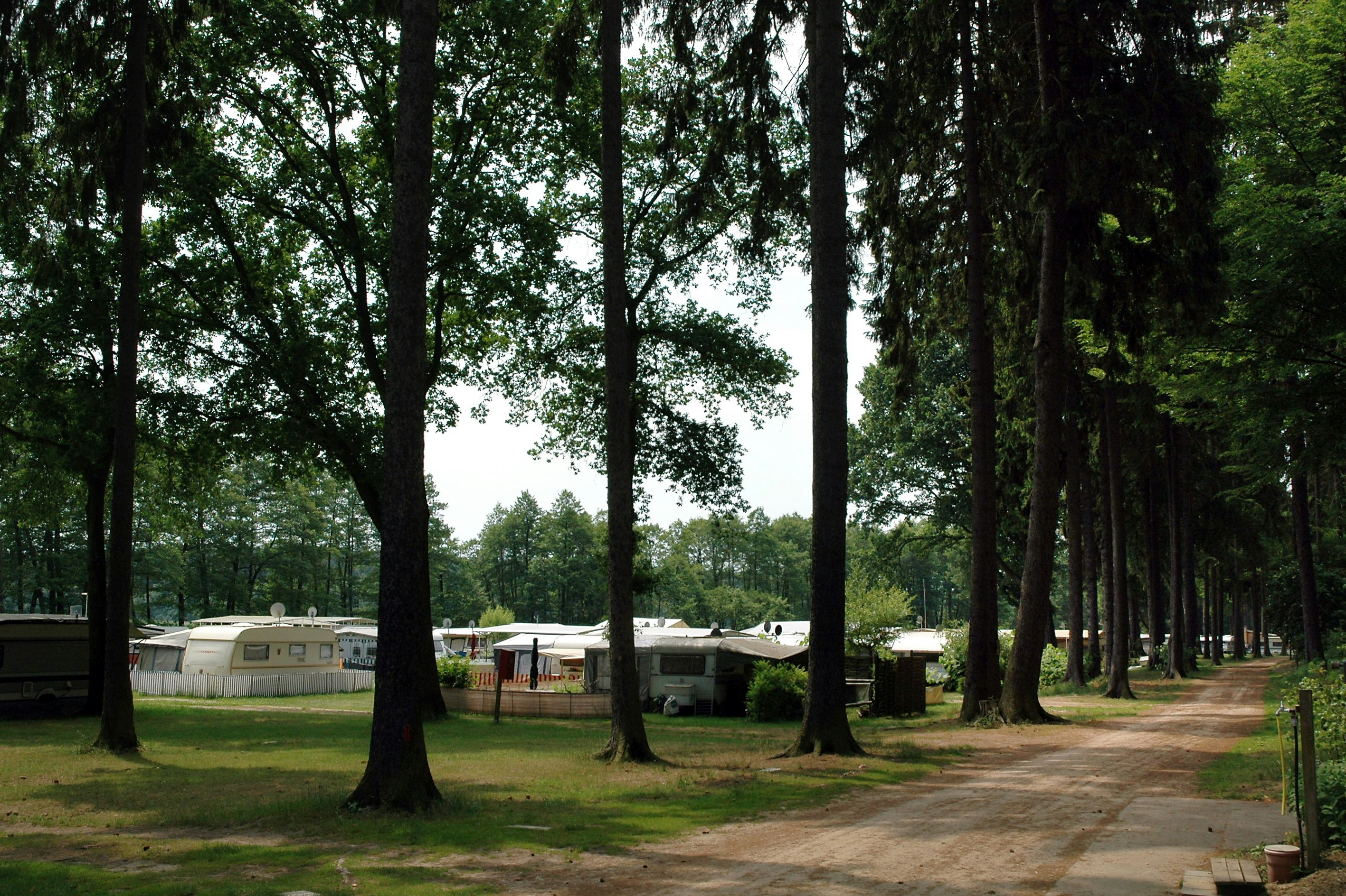 Campingplatz am Ziernsee - Standplätze auf dem Campingplatz