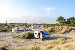Dünencamping Amrum Campingplatz Amrum - Wohnwagenstellplätze in den Dünen