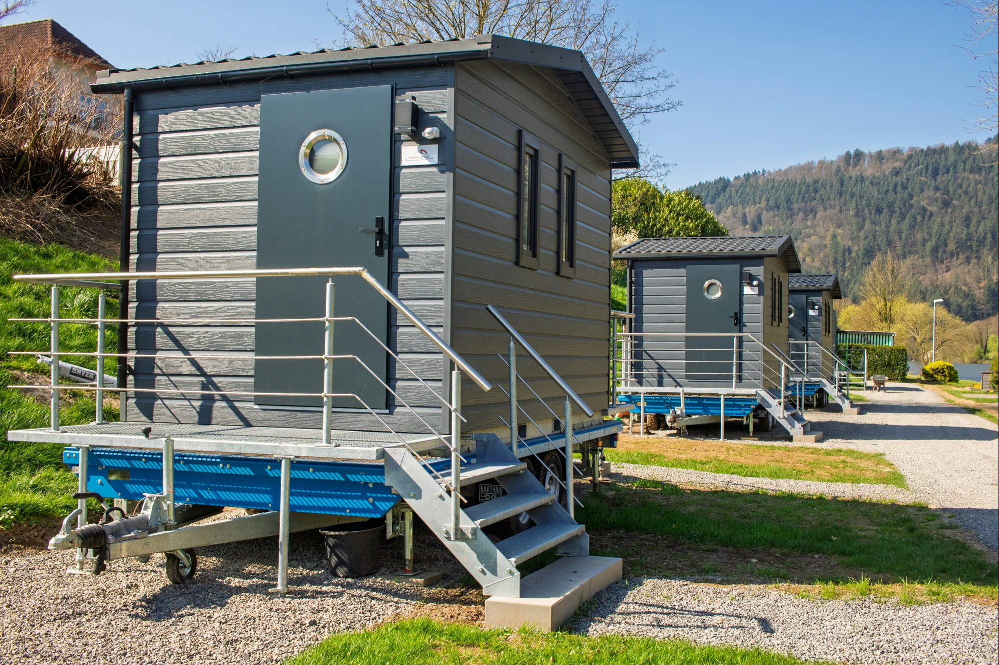 Camping Neckargemünd  - Mobilheime auf dem Campingplatz