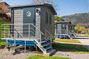 Camping Neckargemünd - Mobilheime auf dem Campingplatz