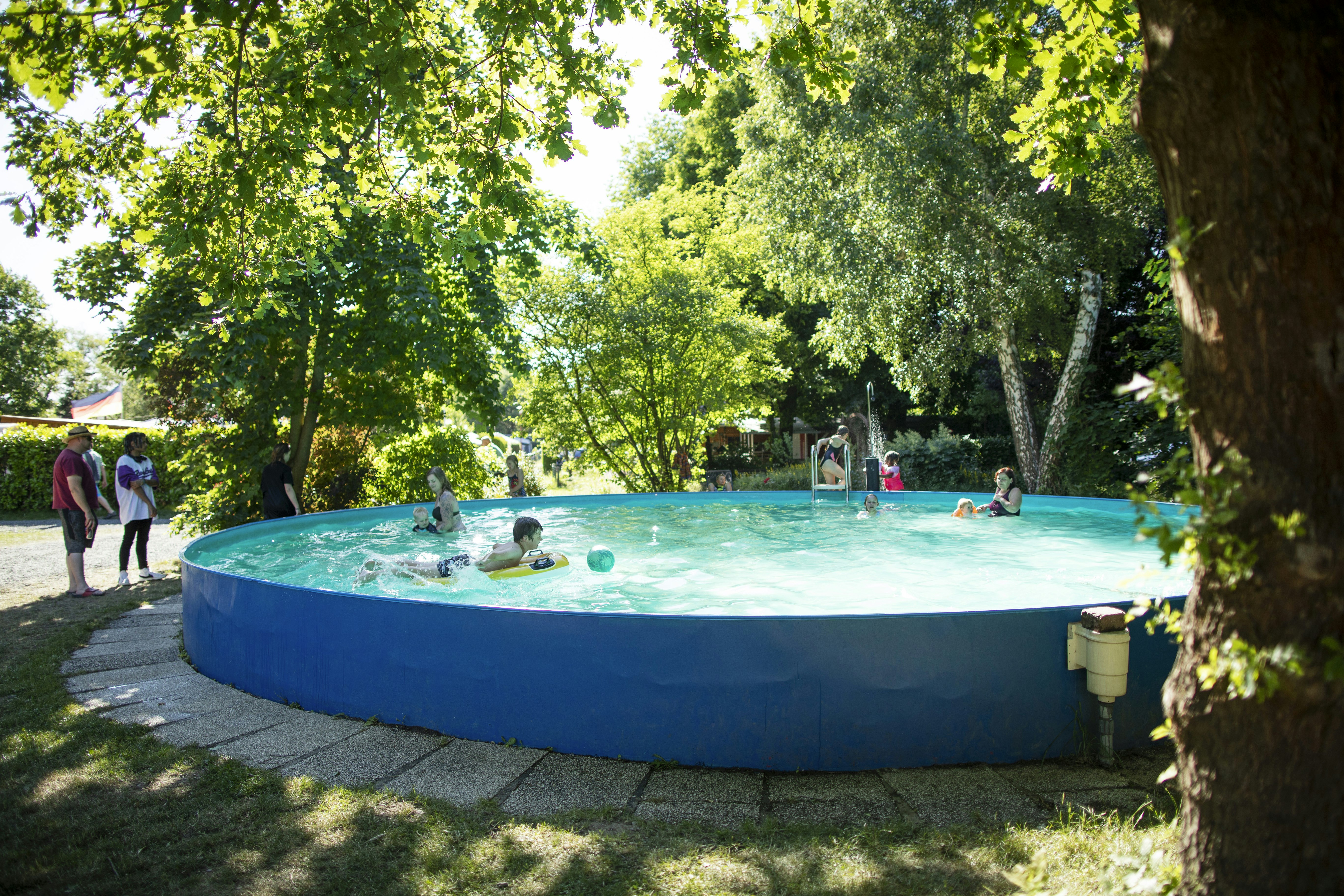 Campingplatz Auenland - Pool auf dem Campingplatz