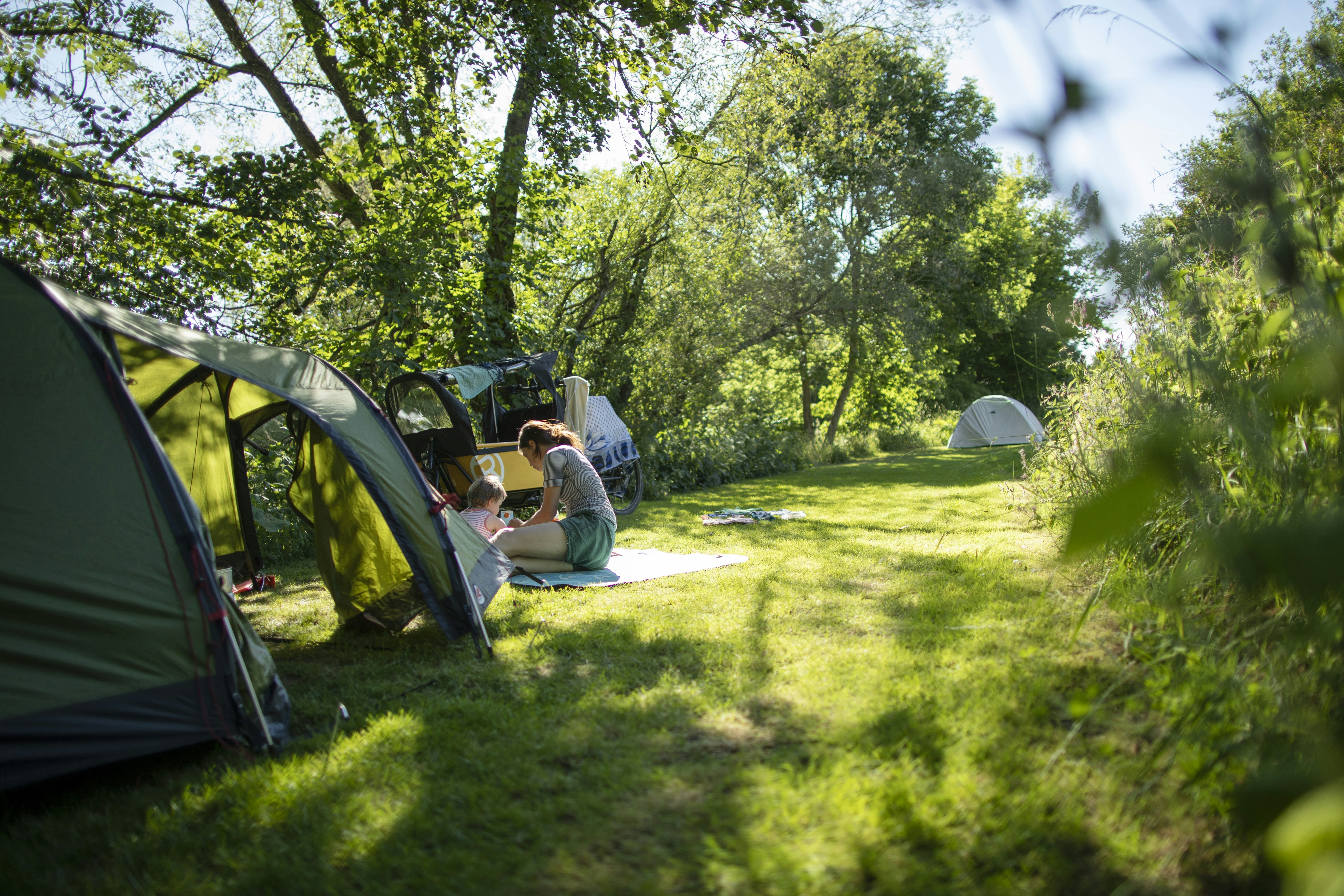 Campingplatz Auenland - Zeltwiese auf dem Campingplatz