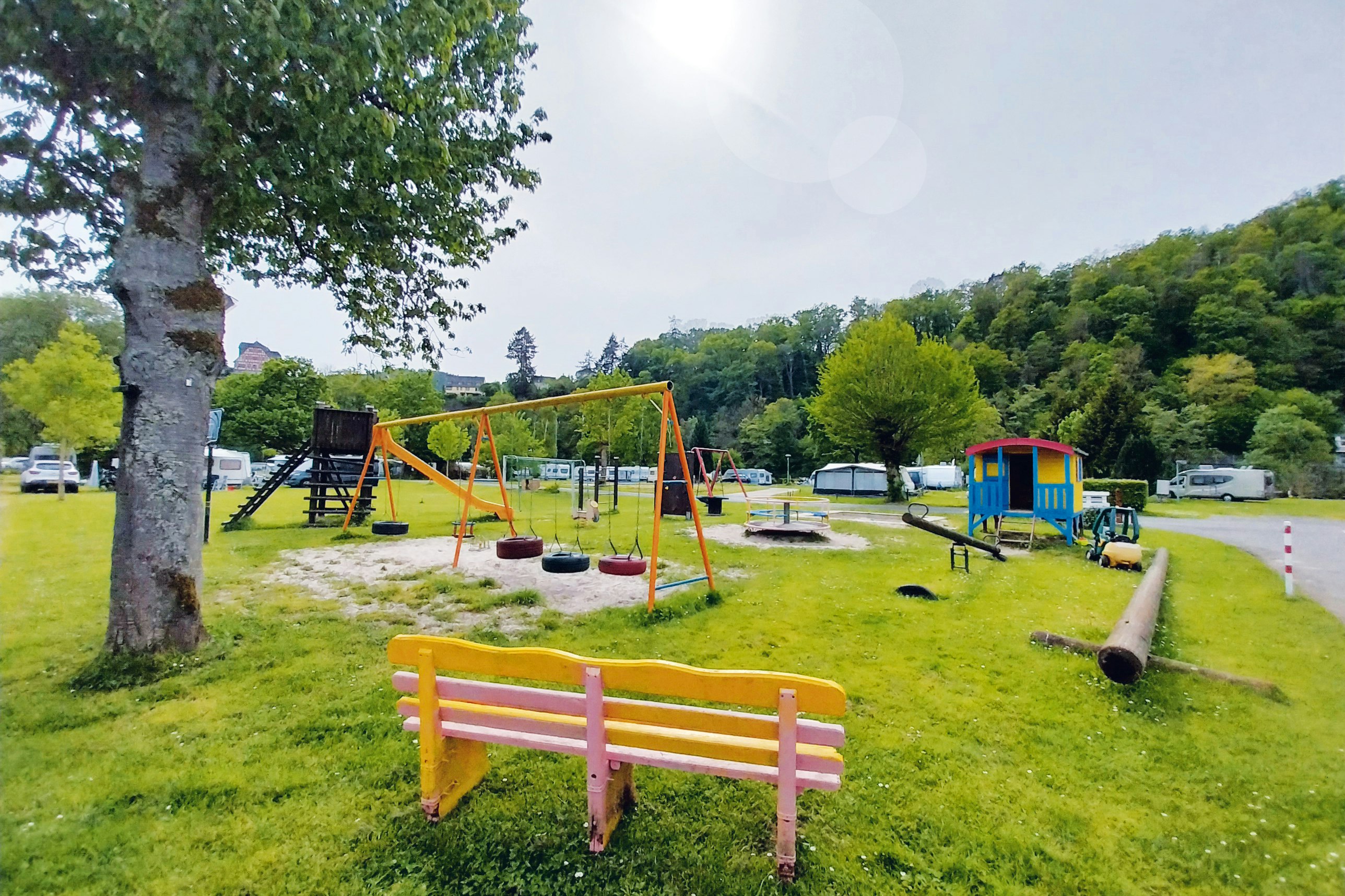Campingplatz Auf der Au  - Kinderspielplatz auf dem Campingplatz