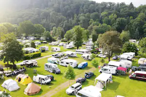 Campingplatz Auf der Au - Standplatzwiese auf dem Campingplatz